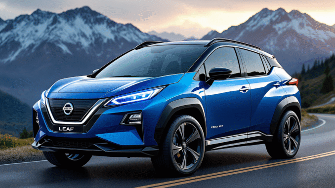 nieuwe Nissan Leaf wordt een cross-over nieuwe Nissan Leaf wordt cross-over